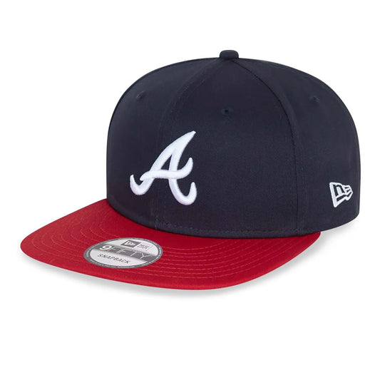 Casquette 9FIFTY Snapback Atlanta Braves MLB Essential Bleu Marine Rouge